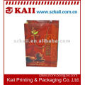 fashionable red paper bag for apparel carrying